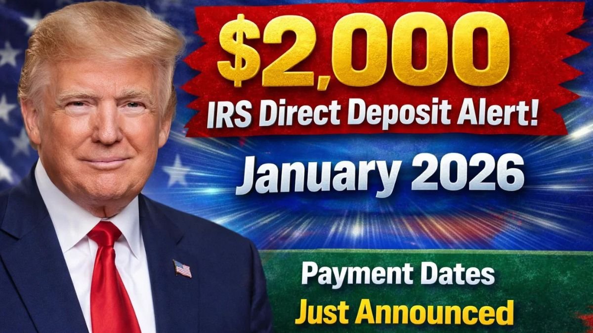 $2,000 IRS Direct Deposit Alert! January 2026 Payment Dates Just Announced