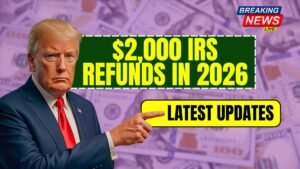 $2,000 IRS Refunds in 2026: Payment Dates, Eligibility, and Latest Updates