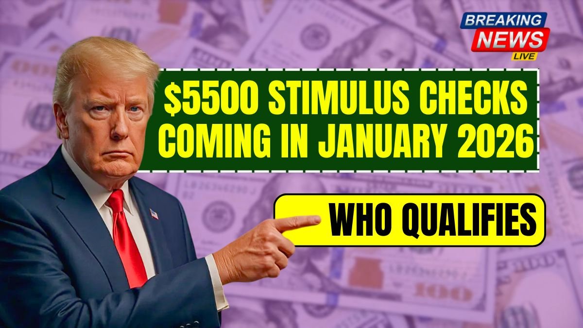 $5500 Stimulus Checks Coming in January 2026 – Who Qualifies & When to Expect Payment
