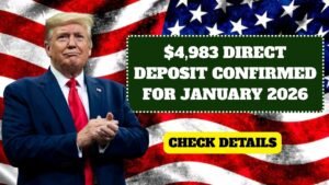 $4,983 Direct Deposit Confirmed for January 2026: Eligibility and Payment Dates